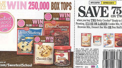 Betty Crocker 'Sweetest School' FSI