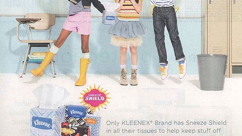 Kleenex 'Keep Hands Clean' FSI