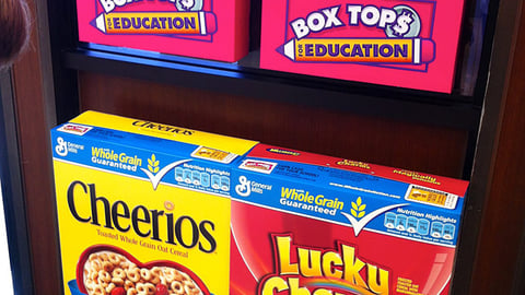 General Mills Albertsons 'Box Tops' Collection Boxes