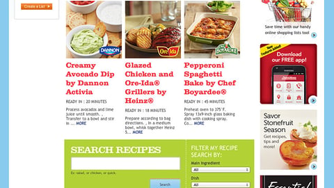 Jewel-Osco Back to School Microsite