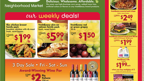 Fresh & Easy 'Shop for Schools' Feature