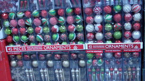 Costco Holiday Ornaments Pallet