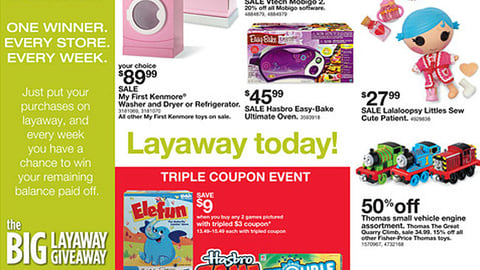 Kmart 'Big Layaway Giveaway' Feature