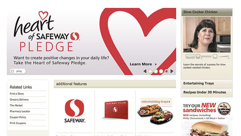Safeway 'Pledge' Carousel Ad