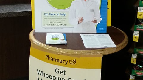 Dominick's 'Flu Shot' Table Display