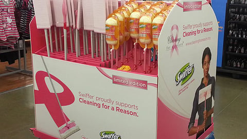 Swiffer Walmart 'Cleaning For A Reason' Pallet Display