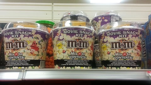 M&M's 'Movie Snack Kit' Bucket