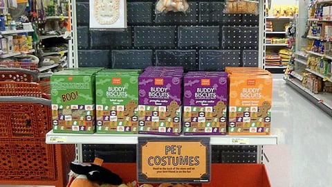 Target 'Scary Good Deals' Pet Endcap