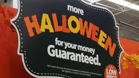 Walmart 'More Halloween' Header