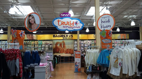 Babies "R" Us 'Truly Scrumptious' Ceiling Signs