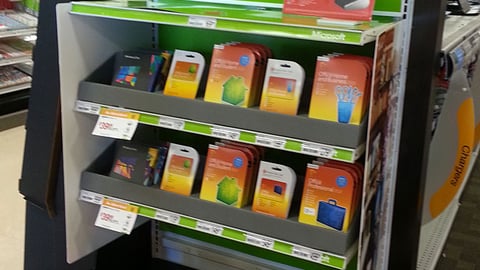 OfficeMax Microsoft Endcap
