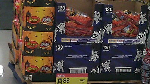 Meijer Halloween Candy Pallet