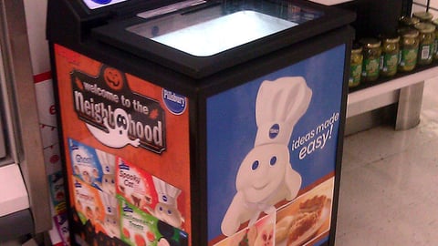Pillsbury Meijer 'Neighboohood' Cooler Sign