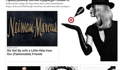 Target Neiman Marcus 'A Bullseye View' Posts