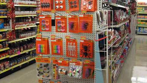 Dollar General 'Happy Halloween' Endcap