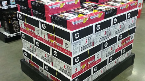 Office Depot Pink HP Paper Pallet