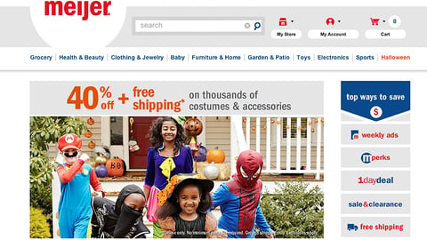Meijer Halloween Carousel Ad
