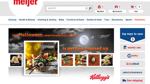 Meijer Kellogg Halloween Carousel Ad