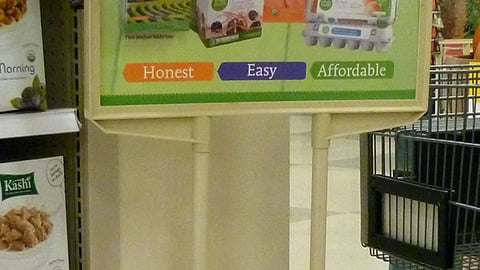 Kroger 'Simple Truth' Stanchion Sign