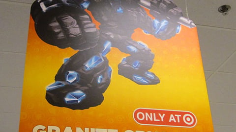 Target 'Granite Crusher' Ceiling Sign