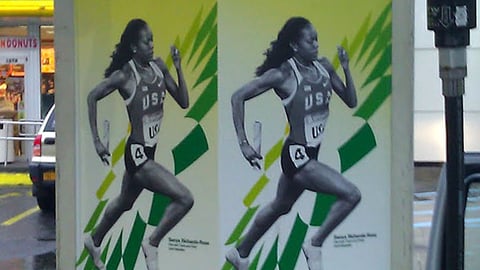 BP 'Team USA' Pump Sign