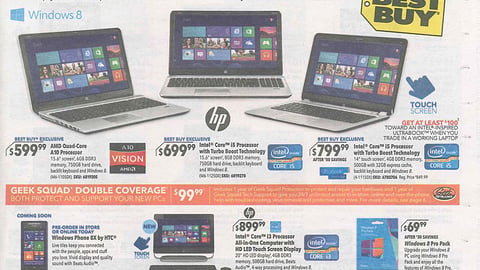 Best Buy 'Windows 8 Is Here' Circular Feature
