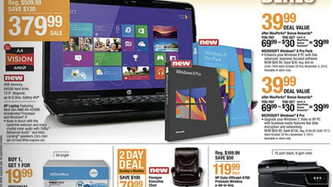 OfficeMax 'Windows 8' Circular Cover