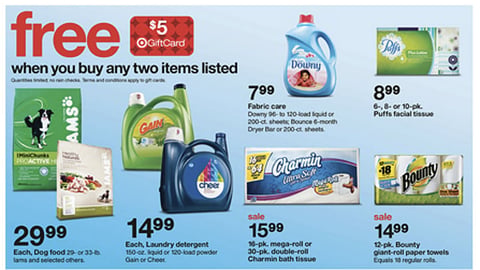 Target P&G Incentive Feature
