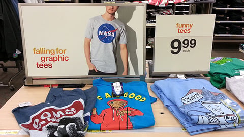 Target 'Falling for Graphic Tees' Framed Header