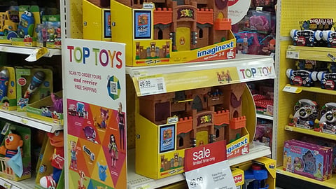 Target Fisher-Price 'Top Toy' Endcap
