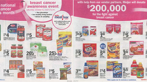 Meijer 'Breast Cancer Awareness' Feature