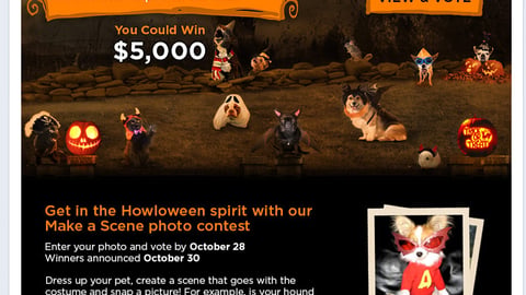 Petco 'Howloween' Facebook Tab
