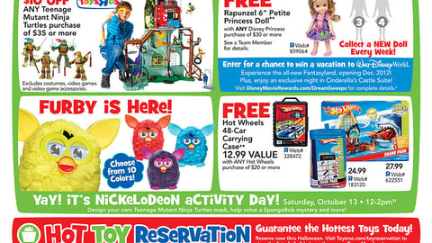 Toys "R" Us 'Hot Toys' Feature