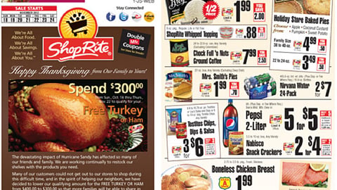 ShopRite 'Free Turkey' Feature