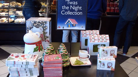 Barnes & Noble 'Twas the Night Collection Table Display