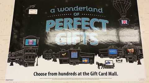 Safeway 'Perfect Gifts' Floor Cling