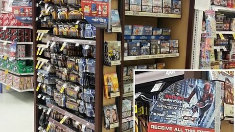 Safeway 'Amazing Spider-Man' Shelf Talkers