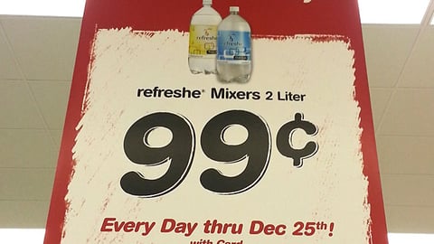 Safeway Refreshe 'Great Value' Ceiling Banner