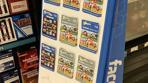 Facebook Game Card Floorstand
