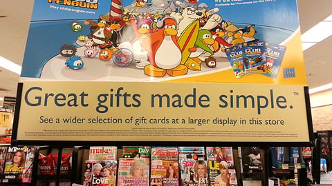 Disney Safeway 'Club Penguin' Frame Topper