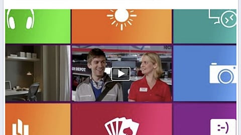 Office Depot 'Windows 8 Holiday Commercial' Facebook Update