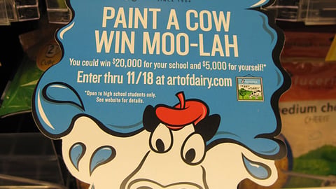 Dominick's Lucerne 'Paint a Cow' Wobbler