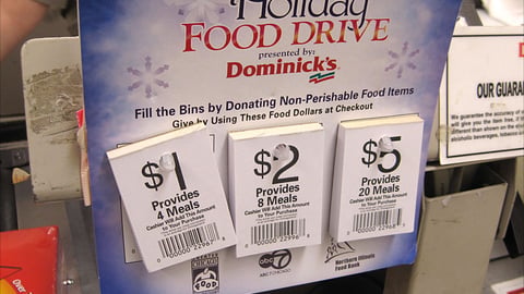Dominick's 'Holiday Food Drive' Take-One