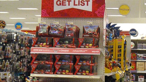 Target 'Cars 2' Holiday Endcap
