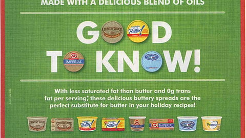 Unilever Butter Substitutes 'Good To Know' FSI
