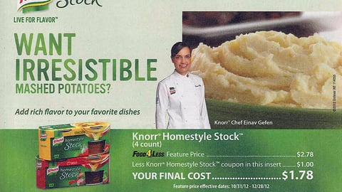 Knorr Food4Less 'Irresistible' FSI
