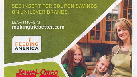 Unilever Jewel-Osco 'Feeding America' FSI