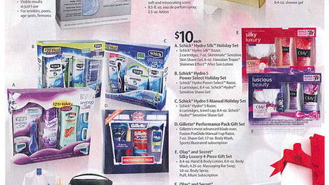 Walmart 'Beauty Scoop' Winter Catalog Back Page