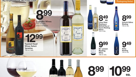 Farm Fresh 'Thanksgiving Wine Sale' Feature