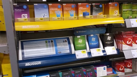 Best Buy Microsoft In-Line Merchandising